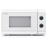 Bild von SHARP YC-MS01E-C Mikrowelle (800 W, 20 L, 5 Leistungsstufen, Auftaufunktion, einfache Reinigung), weiß