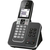 Bild von Panasonic KX-TGD320, DECT-Telefon, Freisprecheinrichtung, 50 Eintragungen, Anrufer-Identifikation, Schwarz