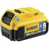 Bild von DeWALT DCB184B-XJ, Akku, Lithium-Ion (Li-Ion), 5 Ah, 18 V, DeWalt, Schwarz, Gelb