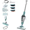 Bild von Black & Decker BHSM168DSM, Dampfmopp, 0,5 l, Blau, Weiß, Tasten, Drehregler, 8 m, 1600 W