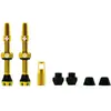 Bild von Muc-Off Goldene Presta Tubeless Ventile, 44 mm - Hochwertige Anti-Leck Fahrradventile mit integriertem Werkzeug zum Entfernen des Ventilkerns