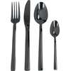 Bild von Mikasa C000390 - Besteck-Set (16-tlg., Edelstahl), Farbe schwarz