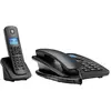 Bild von Motorola C4201, Analoges/DECT-Telefon, Drahtgebundenes & drahtloses Handgerät, Anrufer-Identifikation, Schwarz