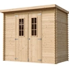Bild von TIMBELA M310C Holzhaus Gartenhaus - B239xL142xH200 cm/ 2,63 m2