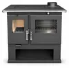 Bild von Verso CS 7,7 kW Holzherd | Kaminofen mit Ofen, Kochplatte & Fach für Holz
