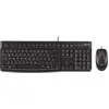 Bild von Logitech MK120, Kabelgebunden, USB, QWERTZ, Schwarz, Maus enthalten