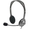 Bild von Logitech LGT-H110, Kabelgebunden, Büro/Callcenter, 20 - 20000 Hz, 74 g, Kopfhörer, Grau, Dunkles Grau