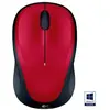 Bild von Logitech M235, Beidhändig, Optisch, RF Wireless, Rot