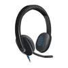 Bild von Logitech H540 USB, Kabelgebunden, Büro/Callcenter, 20 - 20000 Hz, 120 g, Kopfhörer, Schwarz