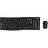 Bild von Logitech MK270, Volle Größe (100%), Kabellos, RF Wireless, QWERTY, Schwarz, Maus enthalten
