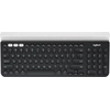 Bild von Logitech K780, Volle Größe (100%), Kabellos, RF Wireless + Bluetooth, QWERTY, Weiß