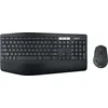 Bild von Logitech 920-008221, Volle Größe (100%), Kabellos, RF Wireless + Bluetooth, QWERTZ, Schwarz, Maus enthalten