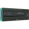 Bild von Logitech MK850 Performance, Volle Größe (100%), Kabellos, RF Wireless + Bluetooth, QWERTY, Schwarz, Maus enthalten