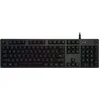 Bild von Logitech G G512, Kabelgebunden, USB, Mechanischer Switch, QWERTZ, RGB-LED, Karbon