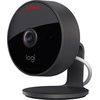 Bild von Logitech Circle View, IP-Sicherheitskamera, Innen & Außen, Kabellos, Tisch/Wand, Schwarz, Patrone (Form)