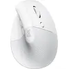 Bild von Logitech Lift, rechts, Vertikale Ausführung, Optisch, RF Wireless + Bluetooth, 4000 DPI, Weiß