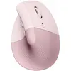 Bild von Logitech Lift, rechts, Vertikale Ausführung, Optisch, RF Wireless + Bluetooth, 4000 DPI, Pink