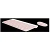 Bild von Logitech MK470, Mini, Kabellos, RF Wireless, AZERTY, Rose, Maus enthalten