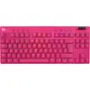 Bild von Logitech G PRO X TKL, Kabellos, RF Wireless + Bluetooth, Mechanischer Switch, QWERTZ, RGB-LED, Magenta
