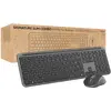 Bild von Logitech Signature Slim Combo MK950, Kabellos, RF Wireless + Bluetooth, Scherenschalter, AZERTY, Graphit, Maus enthalten