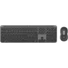 Bild von Logitech Signature Slim Combo MK950, Kabellos, RF Wireless + Bluetooth, Scherenschalter, QWERTY, Graphit, Maus enthalten