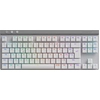 Bild von Logitech G G515 LIGHTSPEED TKL, Kabellos, RF Wireless + Bluetooth, Mechanischer Switch, AZERTY, RGB-LED, Weiß