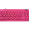 Bild von Logitech G PRO X TKL RAPID, Kabelgebunden, USB, Magnetic-mechanical key switch, QWERTY, LED, Pink