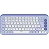 Bild von Logitech POP ICON KEYS, Mini, Kabellos, Bluetooth, Scherenschalter, QWERTY, Lila, Weiß