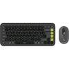 Bild von Logitech POP ICON COMBO, Kabellos, Bluetooth, Scherenschalter, QZERTY, Graphit, Maus enthalten