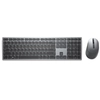 Bild von DELL Pro Plus-Tastatur und -Maus   KM7321W - US international (QWERTY), Kabellos, RF Wireless + Bluetooth, Scherenschalter, QWERTY, Grau, Titan, Maus enthalten