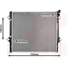 Bild von VAN WEZEL 53002367 Kühler Wasserkühler Motorkühler für TOYOTA LAND CRUISER (KDJ12, GRJ12)