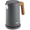 Bild von Domo Wood You, 1,7 l, 2200 W, Grau, Wasserstandsanzeige, Überhitzungsschutz, Drahtlos