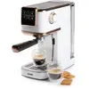 Bild von Domo DO746K, Espressomaschine, 1,1 l, Kaffeekapsel, Kaffeepad, Gemahlener Kaffee, 1350 W, Roségold, Weiß