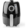 Bild von Nedis Heißluft Friteuse - Timer: 0.5 h - Analog - Aluminium / Schwarz