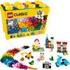 Bild von LEGO Classic Große Bausteine-Box, Konstruktionsspielzeug für Mädchen und Jungen mit Aufbewahrungsbox, enthält bunte LEGO Steine, Reifen, Türen, etc. in 33 Farben, Geschenk für Kinder ab 4 Jahren 10698