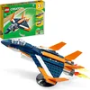 Bild von LEGO 31126 Creator 3-in-1 Überschalljet, Flugzeug, Hubschrauber und Boot, 3 Modelle zum Bauen, Spielzeug ab 7 jahre
