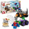 Bild von LEGO 10782 Marvel Spidey und seine Super-Freunde Hulks und Rhinos Monster Truck-Duell, Spider-Man-Set, Superhelden-Spielzeug zum Bauen ab 4 Jahren