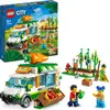 Bild von LEGO 60345 City Farm Gemüse-Lieferwagen, mit Food Truck, Gemüsebeet, 3 Minifiguren