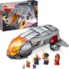 Bild von LEGO 76232 Marvel Hoopty, baubares Raumschiff aus dem The Marvels-Film mit den Superhelden-Minifiguren Captain Marvel, Ms. Marvel und Photon sowie dem Flerken Goose, Weltraum-Spielzeug für Kinder
