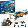 Bild von LEGO 60379 City Forscher-U-Boot Spielzeug, Unterwasser-Set mit Drohne, Mech, Minifiguren von Tauchern und Tierfiguren, Geschenk zum Geburtstag für Kinder, Jungen und Mädchen