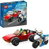Bild von LEGO 60392 City Polizei Verfolgungsjagd mit Polizei-Motorrad Set, Rennauto-Spielzeug mit Polizisten Minifigur für Kinder ab 5 Jahren