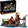 Bild von LEGO 21343 Ideas Wikingerdorf Modellbausatz für Erwachsene, großes Set mit Langhaus, mittelalterlicher Schmiede und Wachturm, Geschenkidee für Geschichtsfans, Männer, Frauen, Sie und Ihn