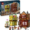 Bild von LEGO Harry Potter Qualität für Quidditch & Fortescues Eissalon - Set mit 2 Winkelgasse Läden, 6 Minifiguren & Zubehör inkl. Nimbus 2000 Besen - Geschenk für Jungen & Mädchen ab 8 Jahren - 76452