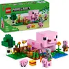 Bild von LEGO Minecraft Das Babyschwein-Haus, Set zum Videospiel mit Tierfiguren, Bauspielzeug mit Zombie-Piglin im Wald-Biom, Geschenk für Mädchen und Jungen ab 7 Jahren 21268