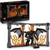 Bild von LEGO Icons Der Herr der Ringe: Balrog Bücherstütze   Spielzeug für Erwachsene zum Ausstellen   Modell mit Gandalf dem Grauen als Minifigur und Balrog-Figur   Sammlergeschenk   10367