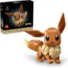 Bild von LEGO Pokémon Evoli Figur - Bauset für Erwachsene - Anime Modellbau mit beweglichen Gliedmaßen, Ohren und Schwanz - DIY Deko für Zimmer oder Schreibtisch - Sammler Geschenkidee für Gaming Fans   72151