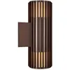 Bild von Aludra Double | Wandleuchte | Seaside metallisch braun
