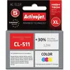 Bild von Activejet AC-511R Tintenpatrone (Ersatz für Canon CL-511; Prämie; 12ml; farbe), Hohe (XL-) Ausbeute, Cyan, Magenta, Gelb, Tinte auf Farbstoffbasis, 12 ml, 1 Stück(e), Einzelpackung