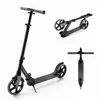 Bild von Kinderkraft FREELY Scooter Schwarz   klappbarer Cityroller für Kinder ab 5 Jahren & Erwachsene bis 100 kg, Schwarz