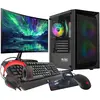 Bild von VIST Gaming PC Komplett Set Ryzen 5 RTX 3050 32GB SSD 1TB WIFI W11 24"